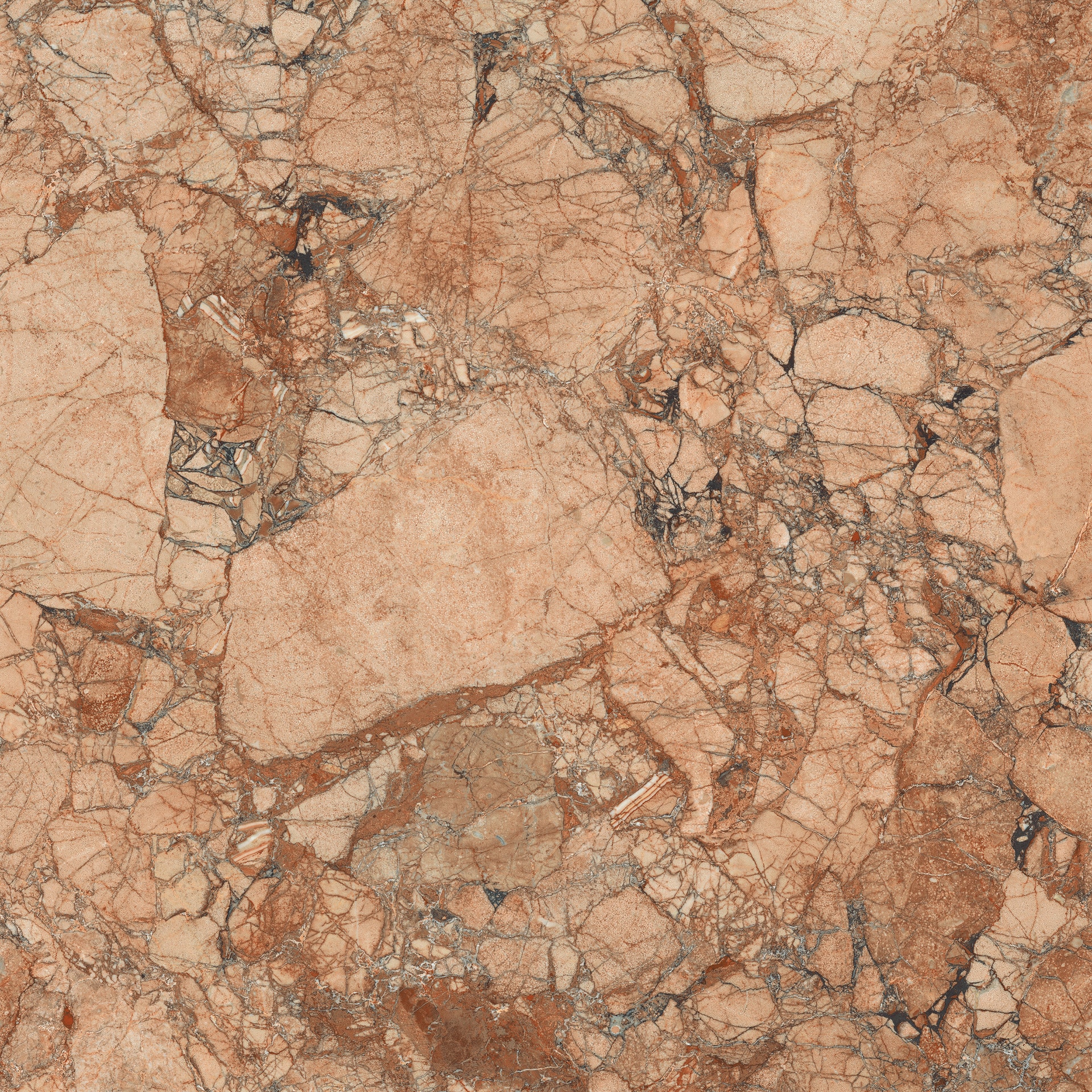 Breccia Pernice Marble Look Matt Italian Rectified Porcelain Tile 2597