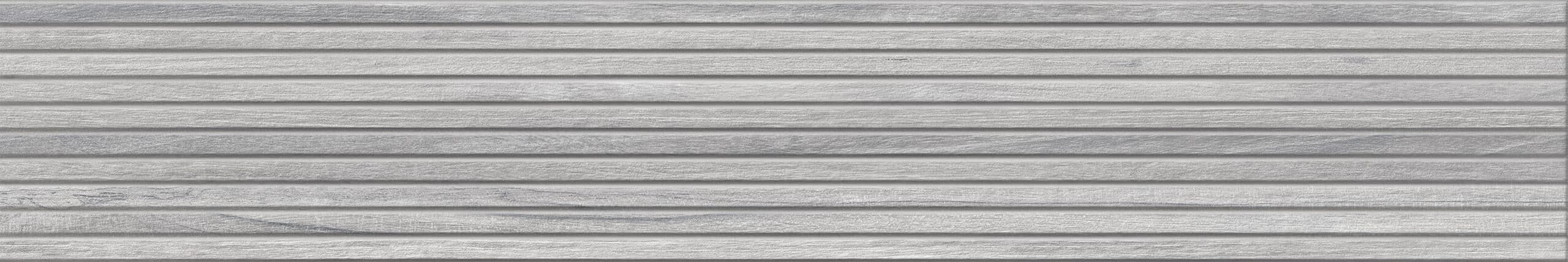 Grey Ribbed Timber Look In/Out Spanish Porcelain Tile 4952