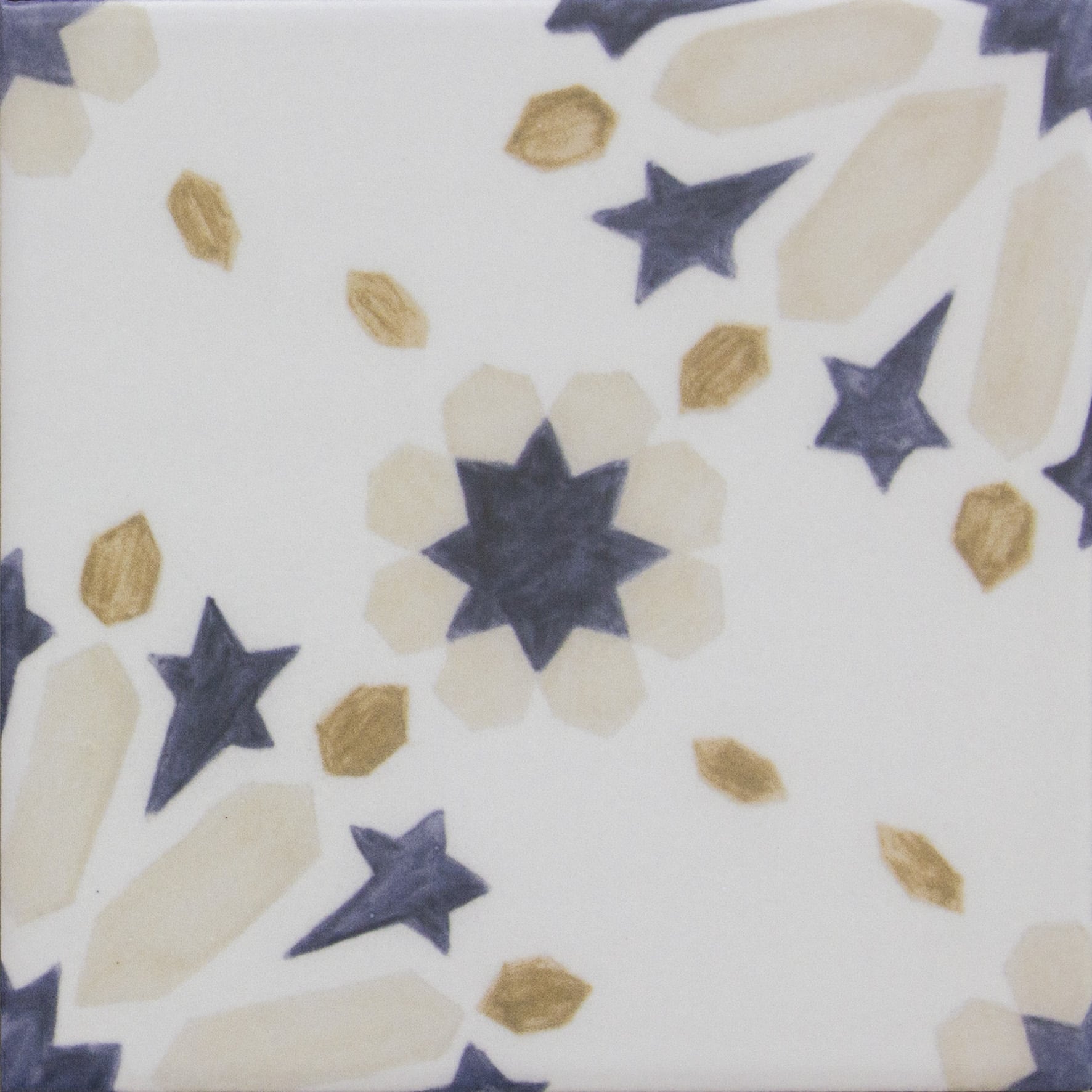 Memories Blue Deco Matt Spanish Porcelain Wall & Floor Tile 4963