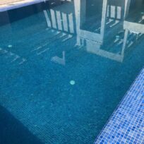 Azure Spanish PVC Dot Mounted Glass Pool-Mosaic 7492
