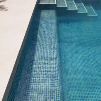 Esturion Blue Spanish PVC Dot Mounted Glass Pool-Mosaic 77620