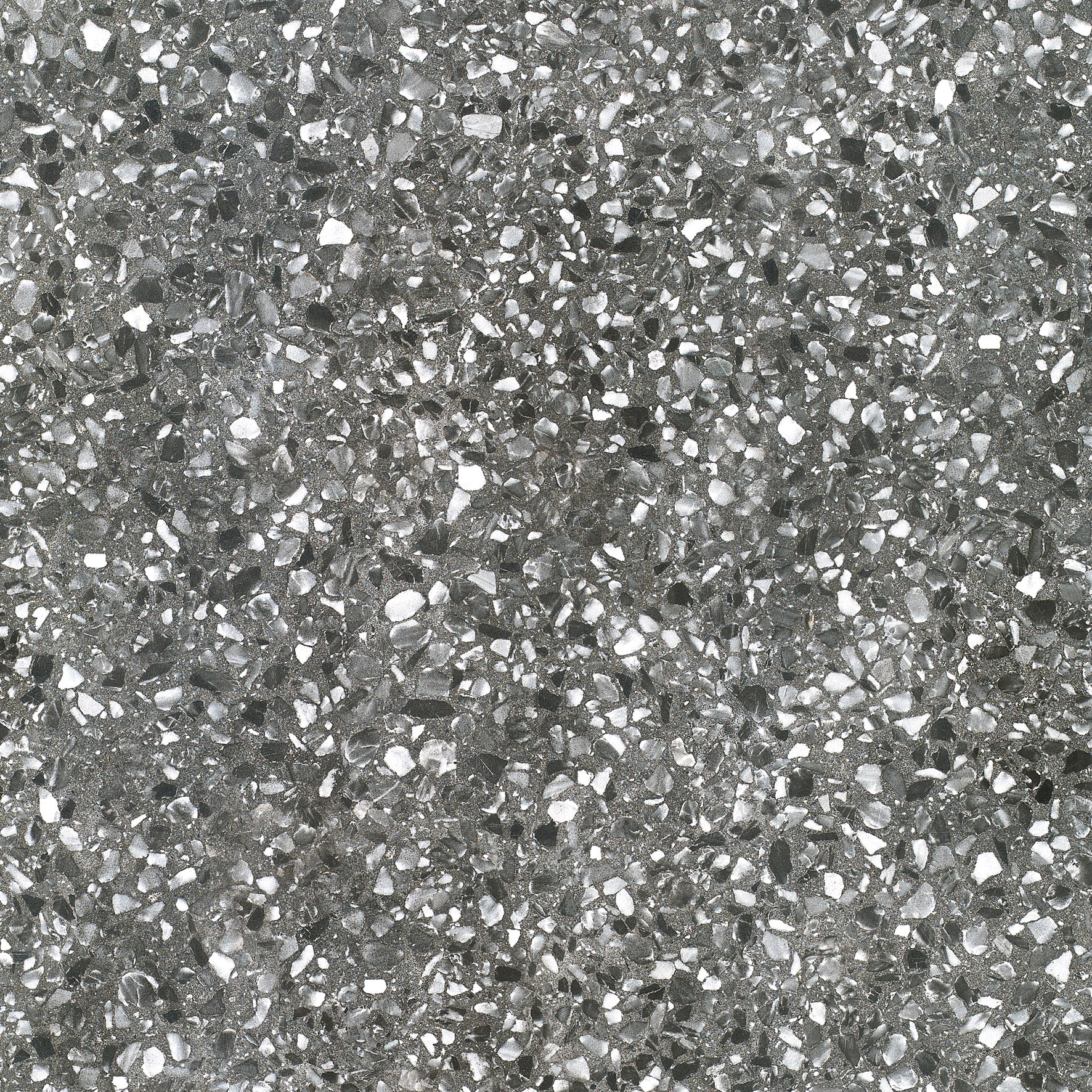 Leura Black Terrazzo Look Matt Rectified Porcelain Tile 2613