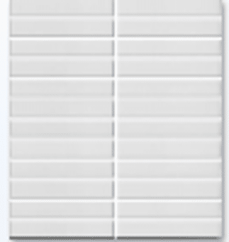 Kit Kat White Matt Glazed Porcelain Mosaic 7765