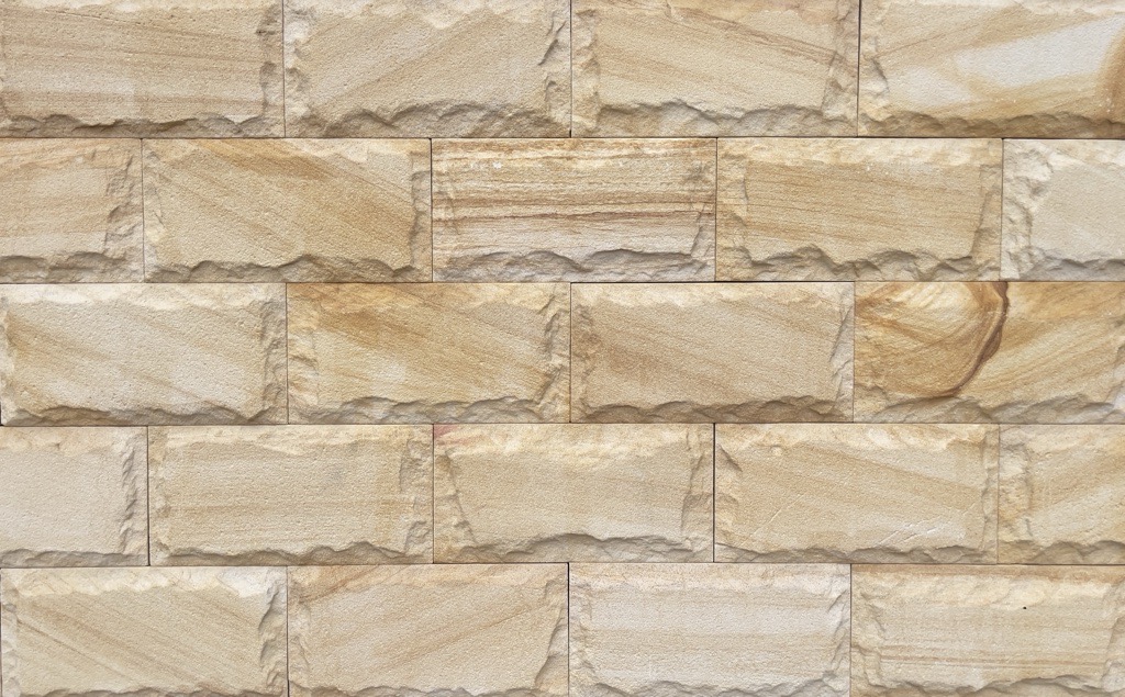 Sandstone Teak Wood Rockface Wall Cladding 8933