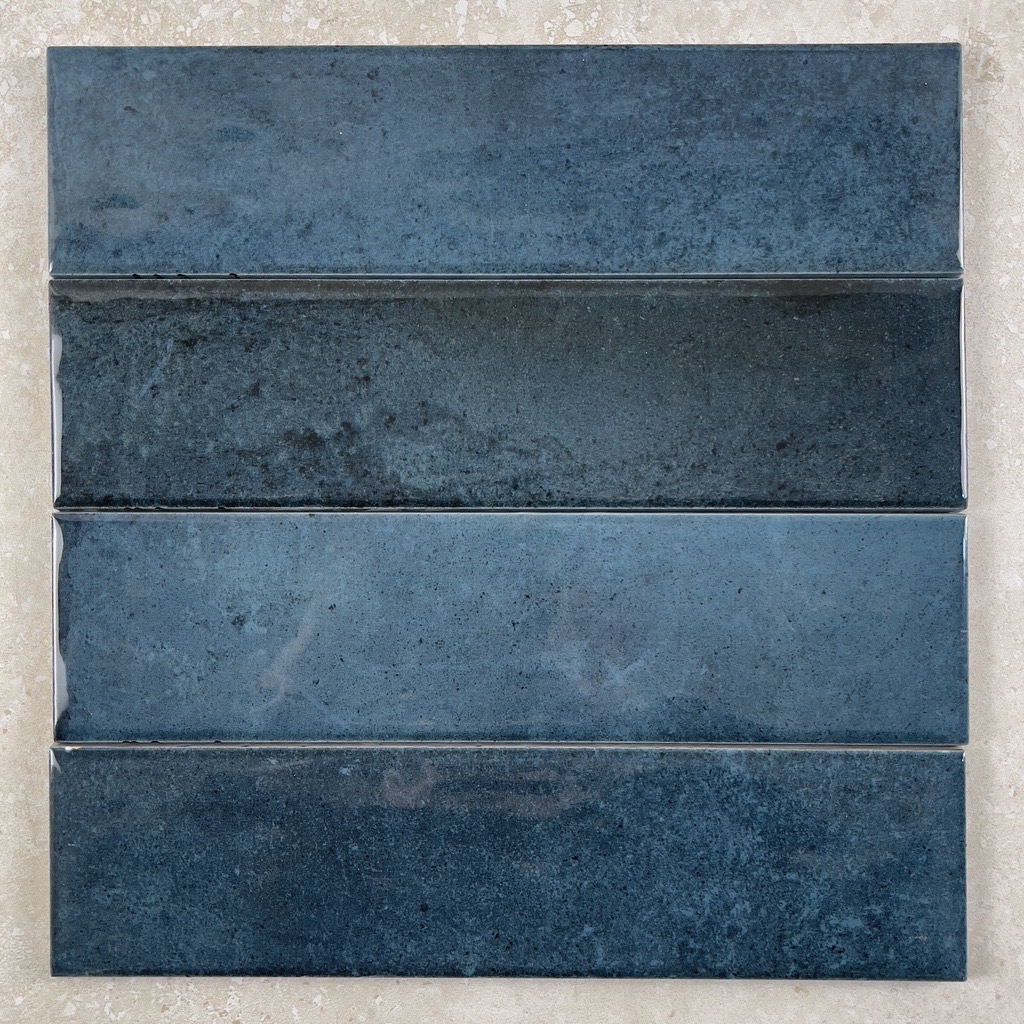 Urban Blue Glossy Ceramic Wall Tile 2312