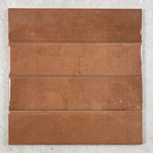 Urban Coral Glossy Ceramic Wall Tile 2430