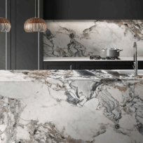 Makai White Polished Spanish Rectified Porcelain Slab 2705