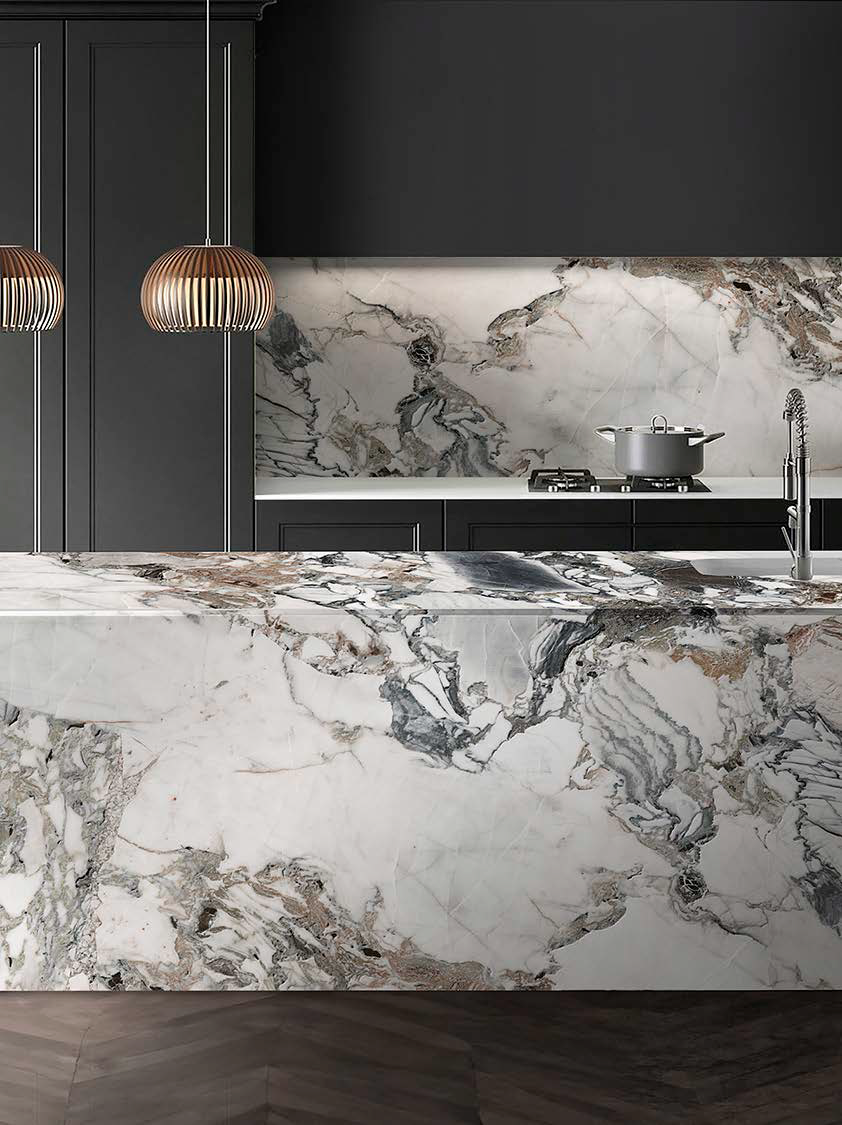 Makai White Polished Spanish Rectified Porcelain Slab 2705