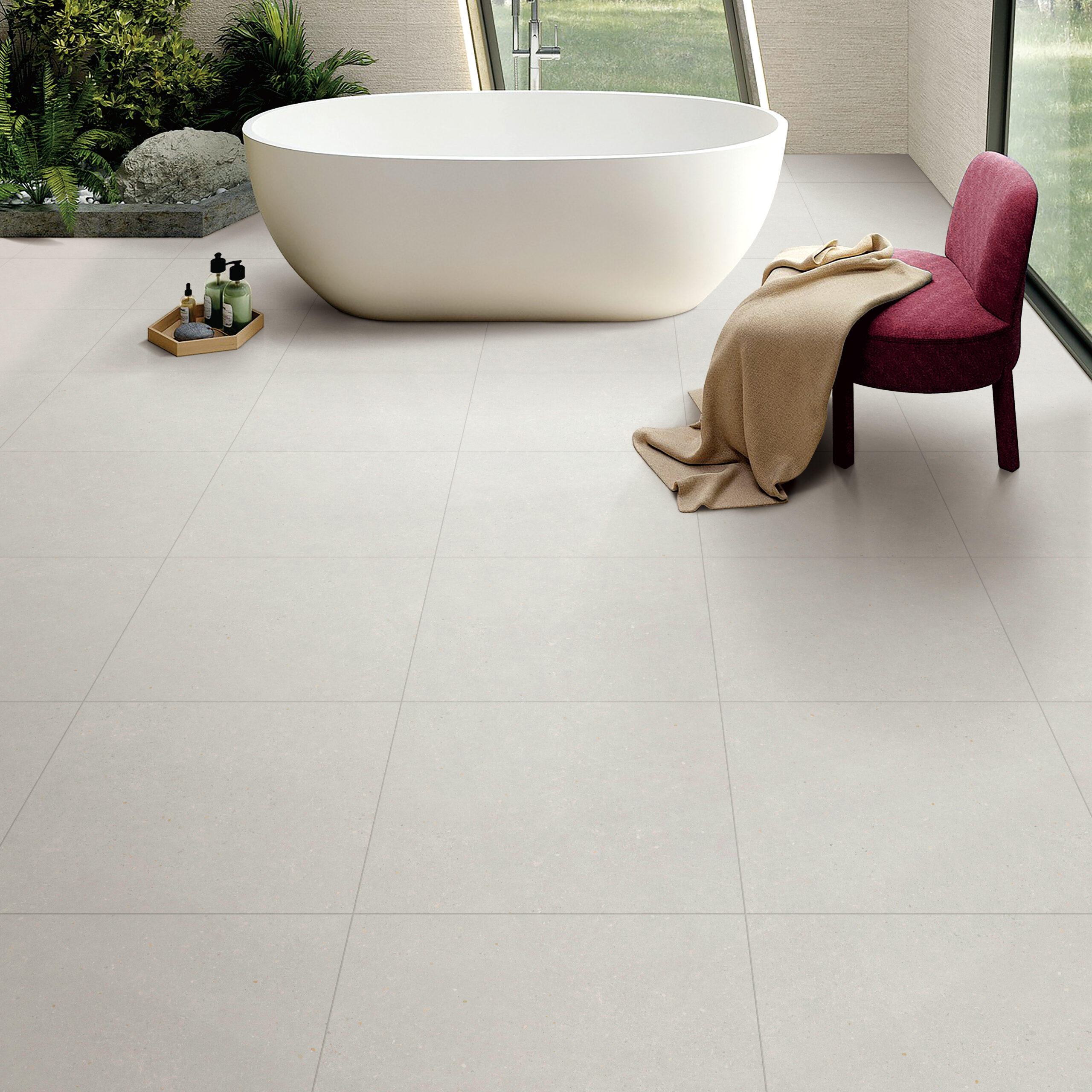 Astrid White Matt Rectified Porcelain Tile 2750