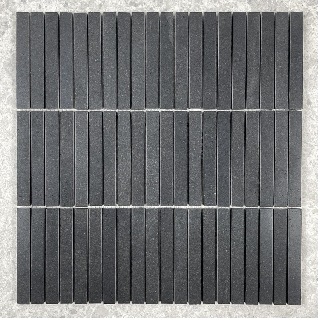 Kit Kat Matt Black Stone Mosaic 7742