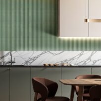 Green Cigar Matt Mosaic Tile 22x260mm 7776