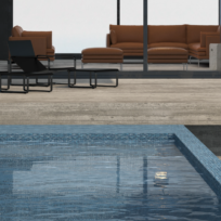 Glitter Blue Spanish Polyurethane Cord Glass Pool-Mosaic 7780