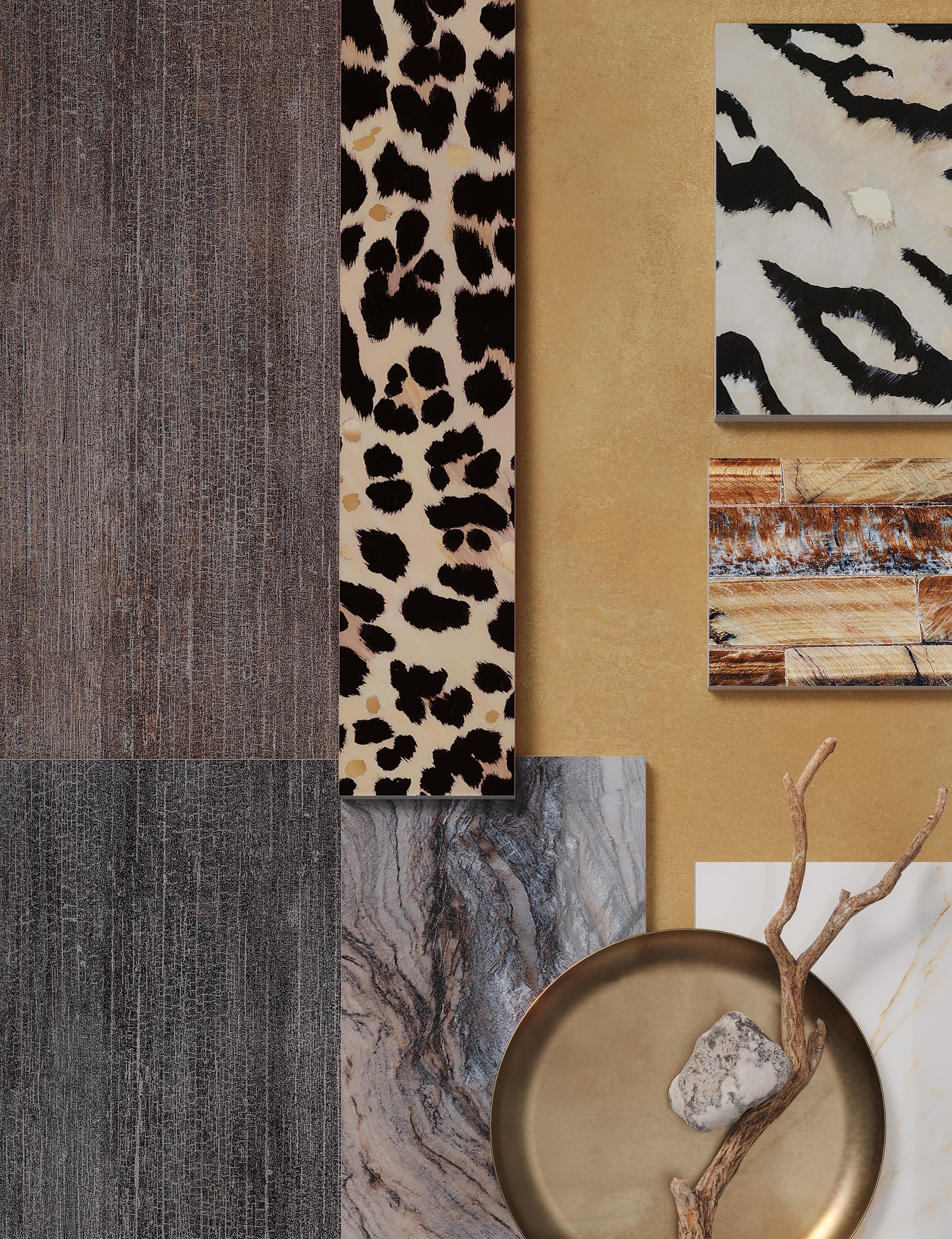 Roberto Cavalli TWS Dark Wood Look Italian Rectified Porcelain Tile 2689