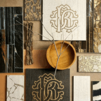 Roberto Cavalli TWS Dark Logo Italian Rectified Porcelain Tile 2690