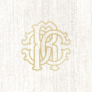 Roberto Cavalli TWS Blanco Logo Italian Rectified Porcelain Tile 2691