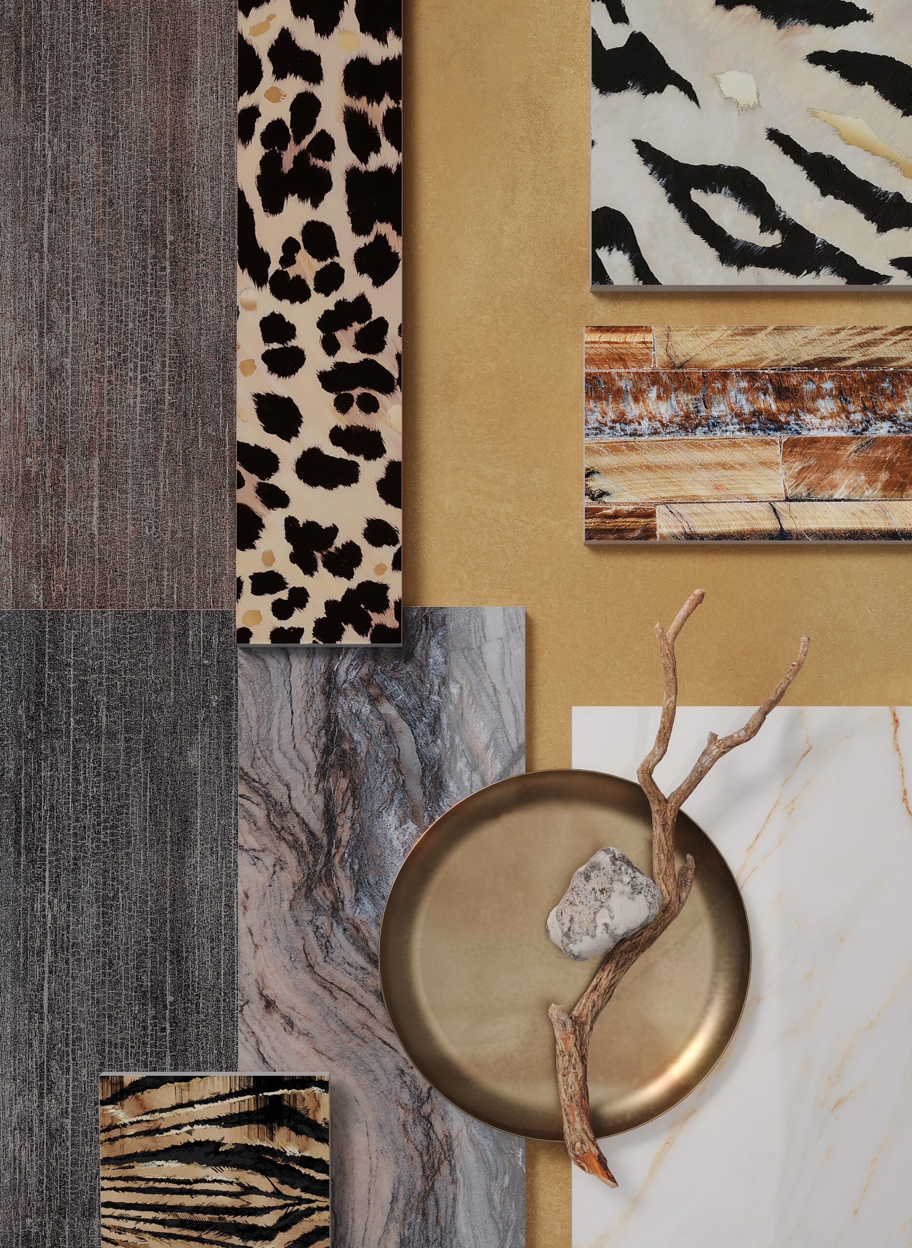 Roberto Cavalli TWS Sicily Animal Print Decor Italian Rectified Porcelain Tile 2759