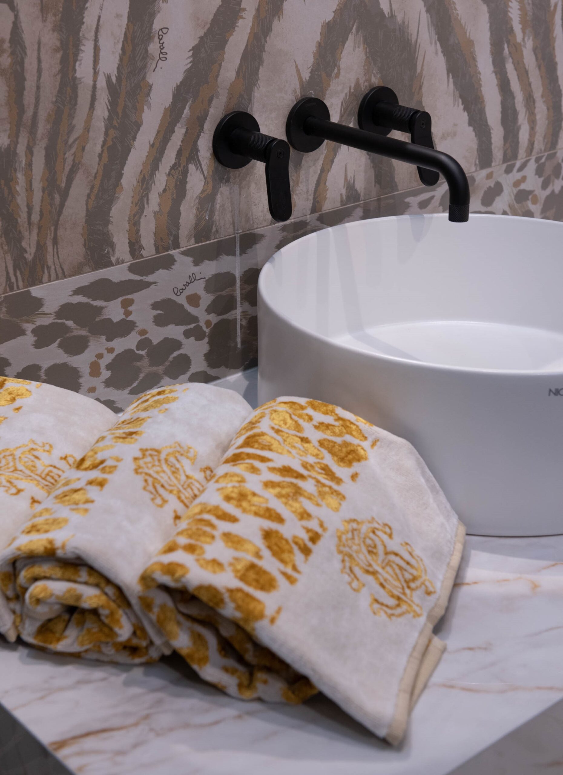 Roberto Cavalli TWS Sicily Light Animal Print Decor Italian Rectified Porcelain Tile 2760