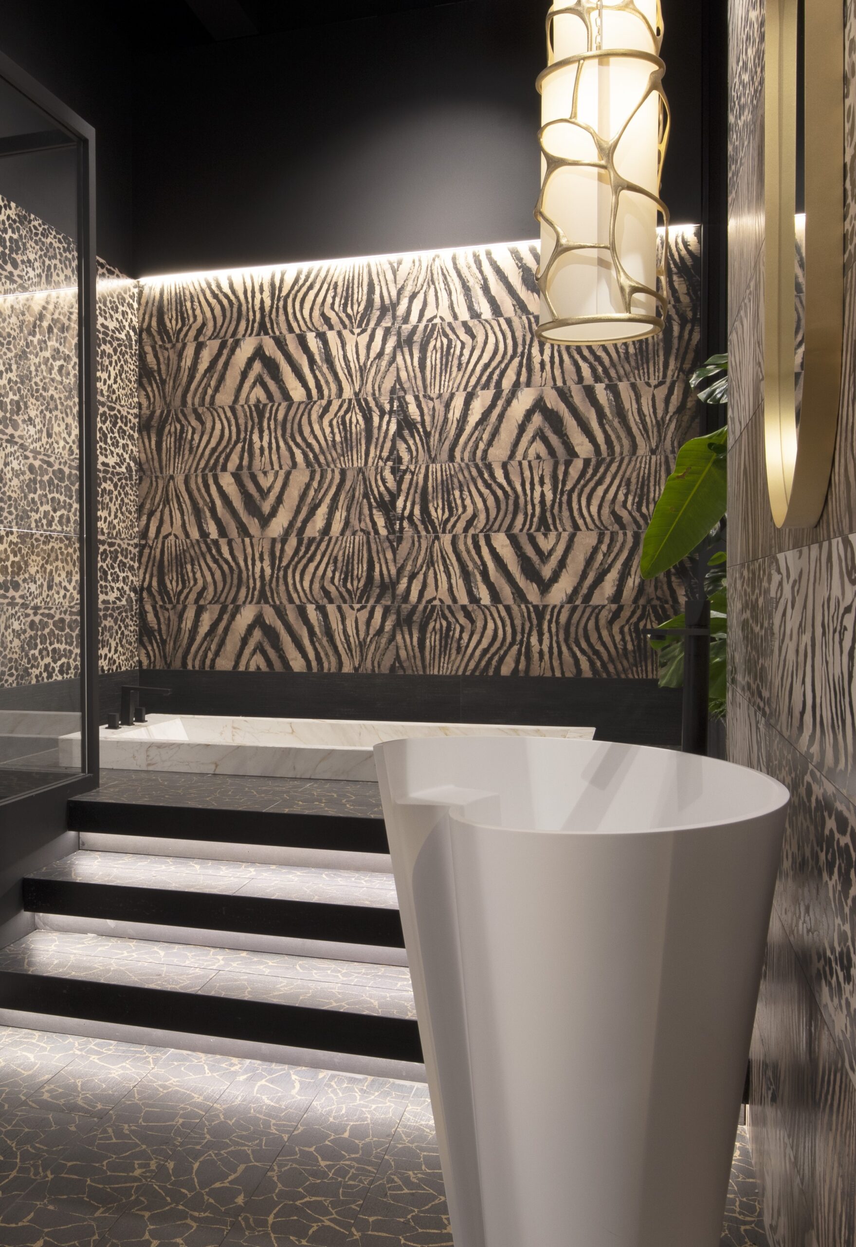 Roberto Cavalli TWS Freedom Animal Print Decor Italian Rectified Porcelain Tile 2761