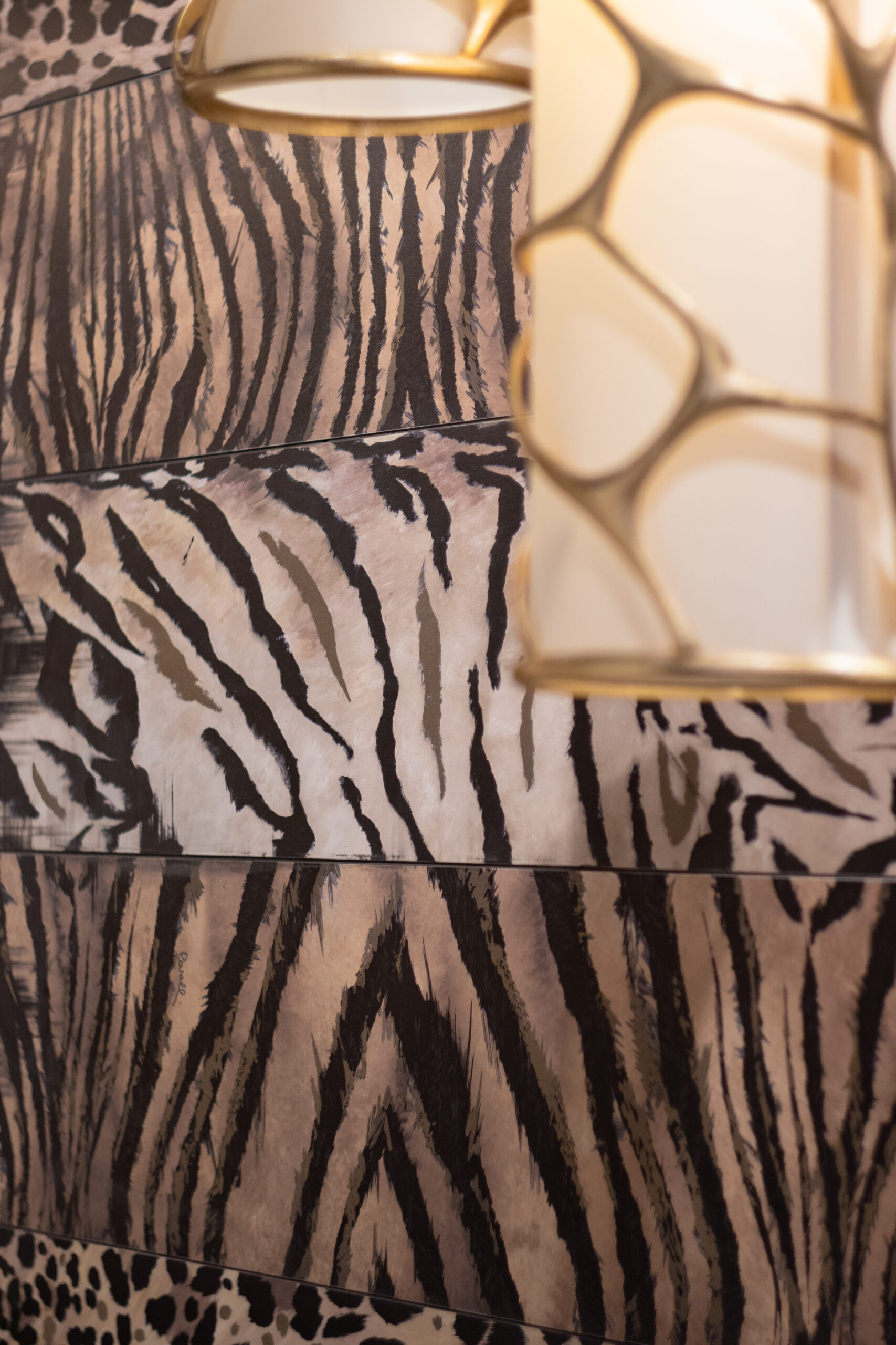 Roberto Cavalli TWS Freedom Animal Print Decor Italian Rectified Porcelain Tile 2761