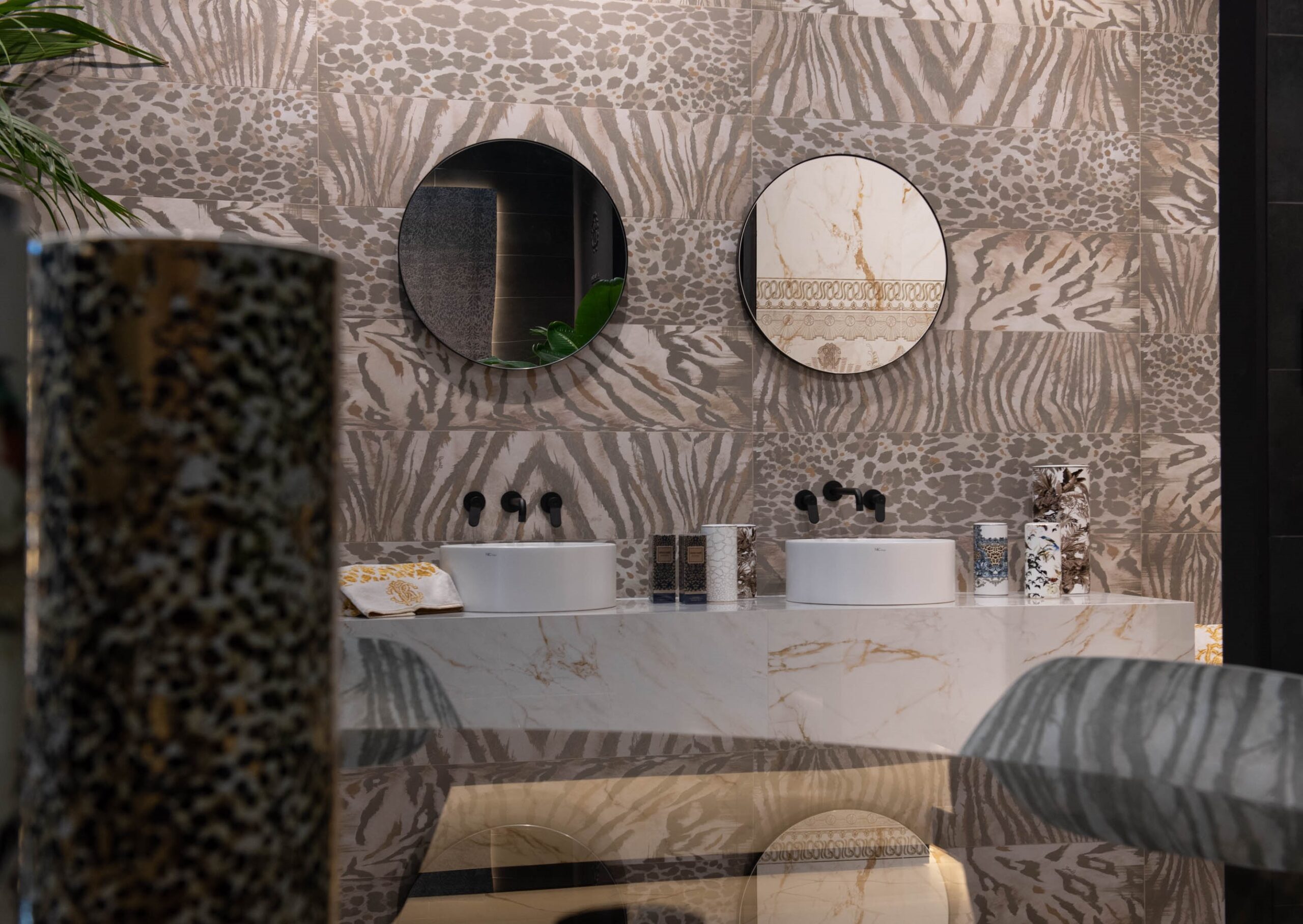 Roberto Cavalli TWS Freedom Light Animal Print Decor Italian Rectified Porcelain Tile 2762