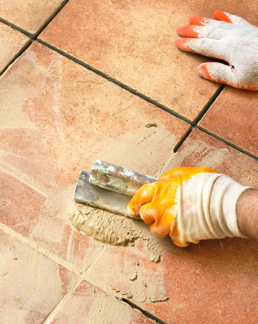 Grout Between Tiles