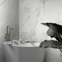 Alpine Carrara Marble Look In/Out Rectified Porcelain Tile 2735