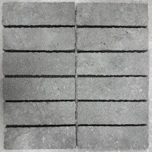 7849 Limestone Grigio Kitkat Porcelain Mosaic