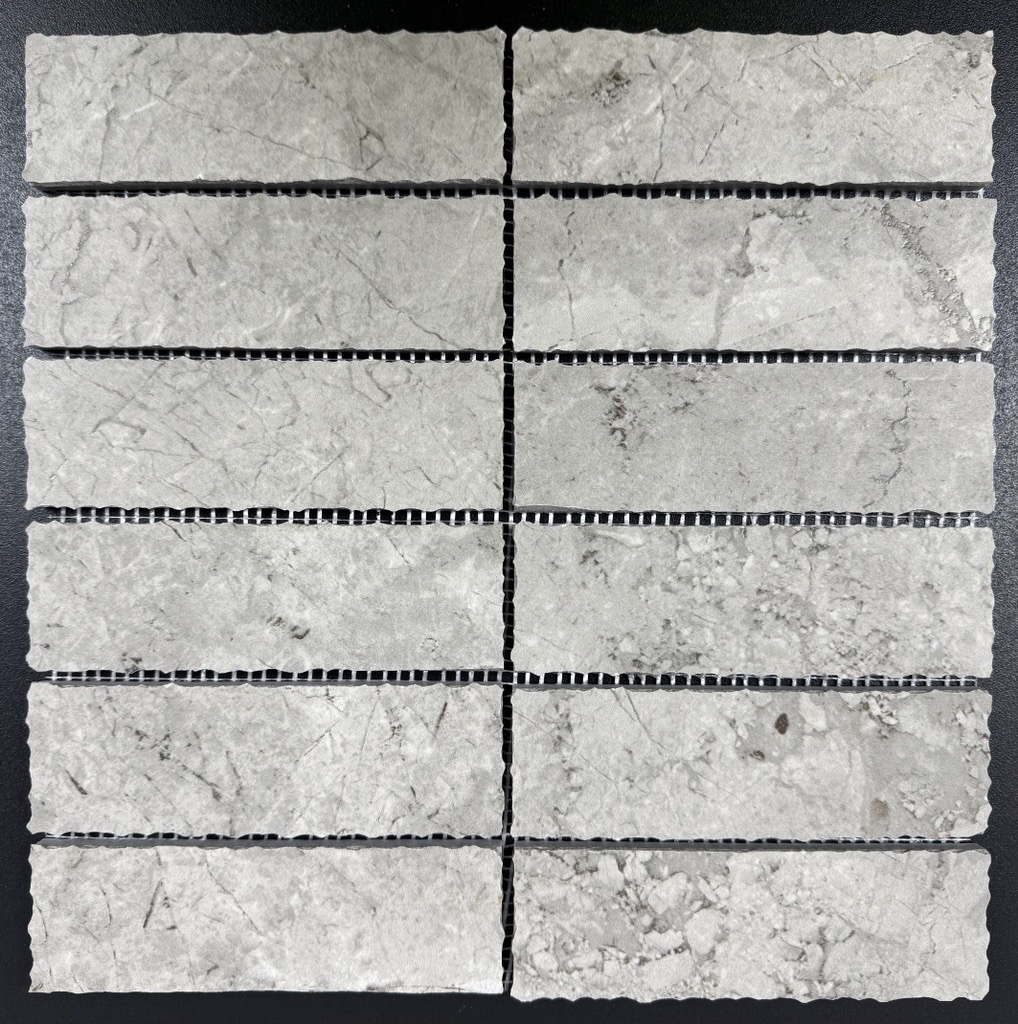 Willow Grigio KitKat Tech Finish Porcelain Mosaic 7853