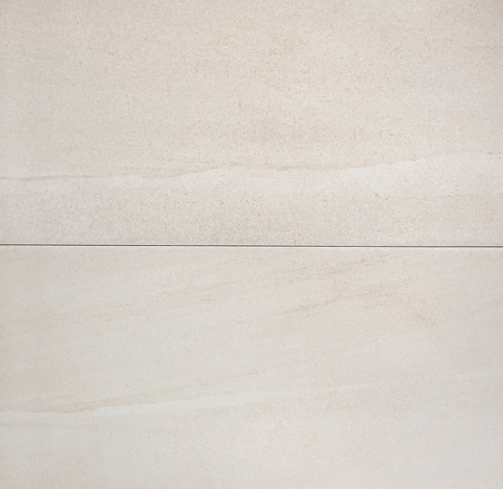 Helidon Matt White Sandstone Look Rectified Porcelain Tile 22530