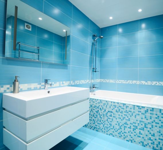 Mosaic Tiles In Bathroom