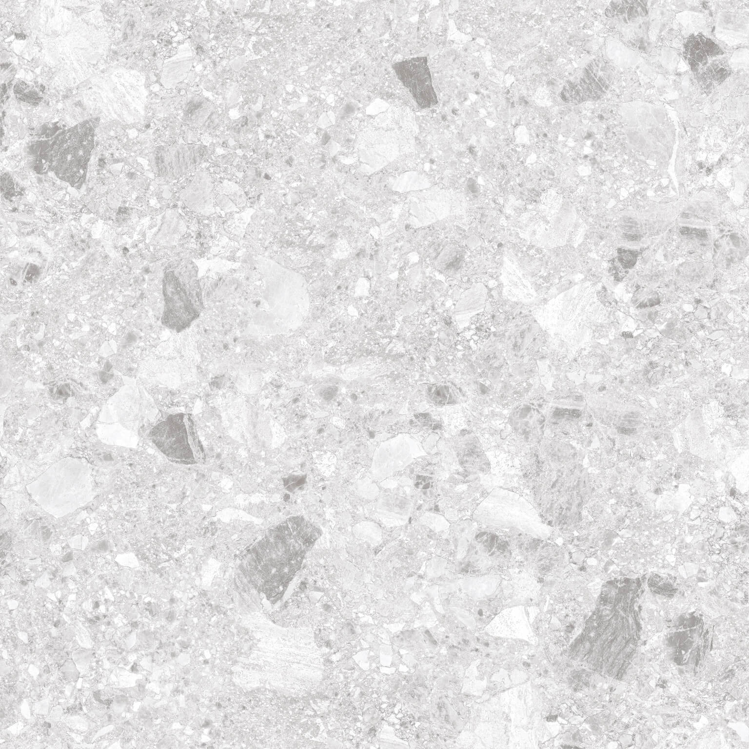 Breccia Light Grey Terrazzo Look Rectified Porcelain Paver 3847