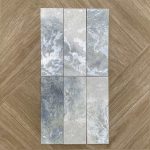 Concrete Cloud Grey Antique Glaze Spanish Ceramic Wall Tile 4247