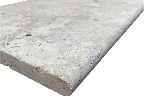 Grano Mix Antique Tumbled Travertine Bullnose 8633