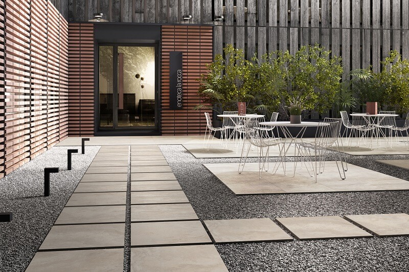 Beige Look Travertine Rectified Anti Slip Porcelain Paver 3647