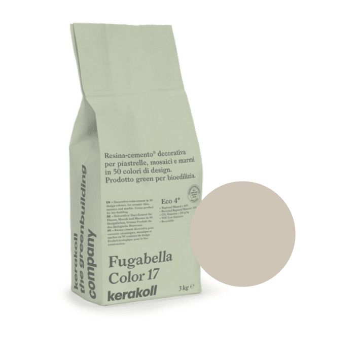 3kg Kerakoll Fugabella Colour Resin-Cement Grout No. 43 Waterfront 9874