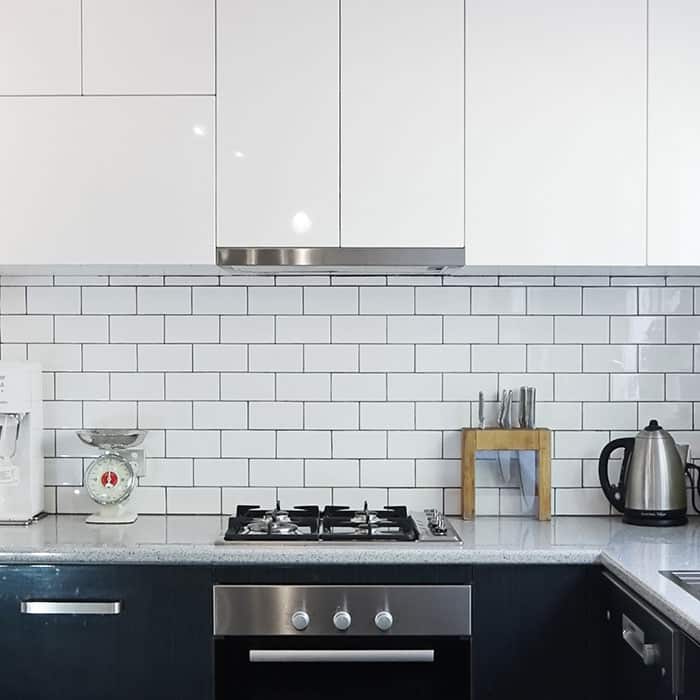 Gloss White Ceramic Subway Wall Tile 4106