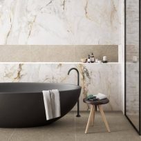 Pisa Gold Marble Look Polished Rectified Spanish Porcelain Tile 3547